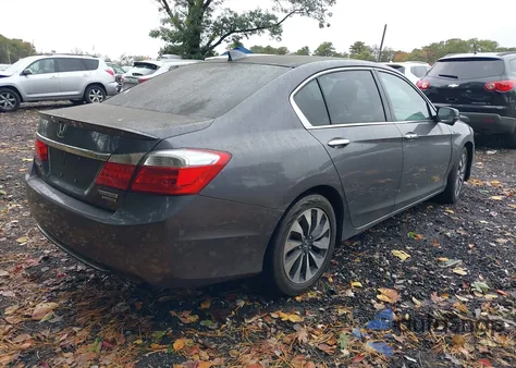 2014 Honda Accord Hybrid Touring z USA, uszkodzony, nr VIN 1HGCR6F7XEA001329